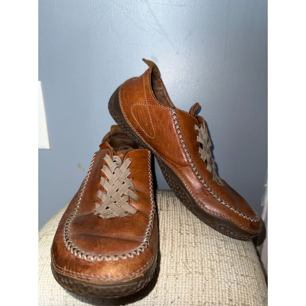 Men's Patagonia Rimu Skywalk Brown Leather Slip-On Shoes | Size 10.5 | Menswear